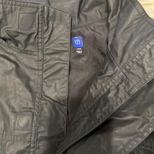 Yeezy Gap by Balenciaga Coated Cotton Light Parka Black